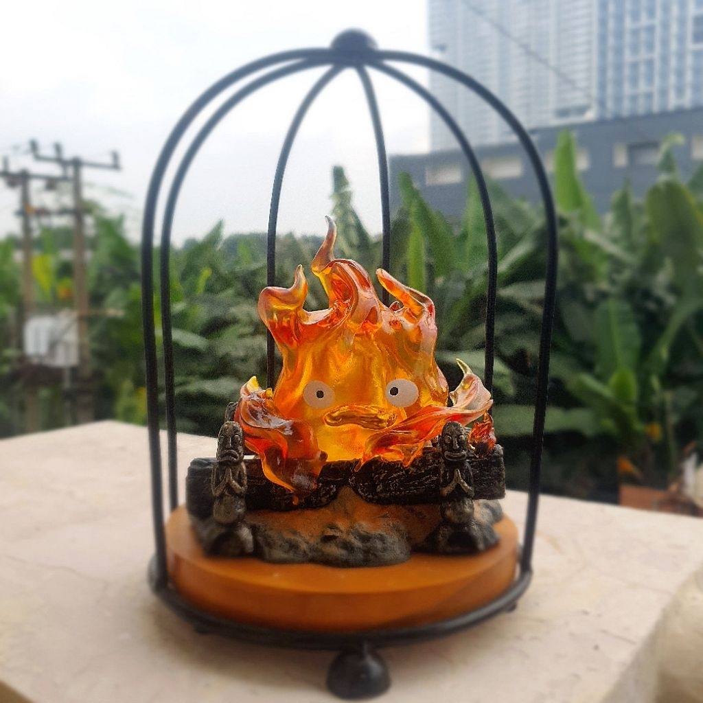 GHIBLI CALCIFER HOWL MOVING CASTLE FIGURE