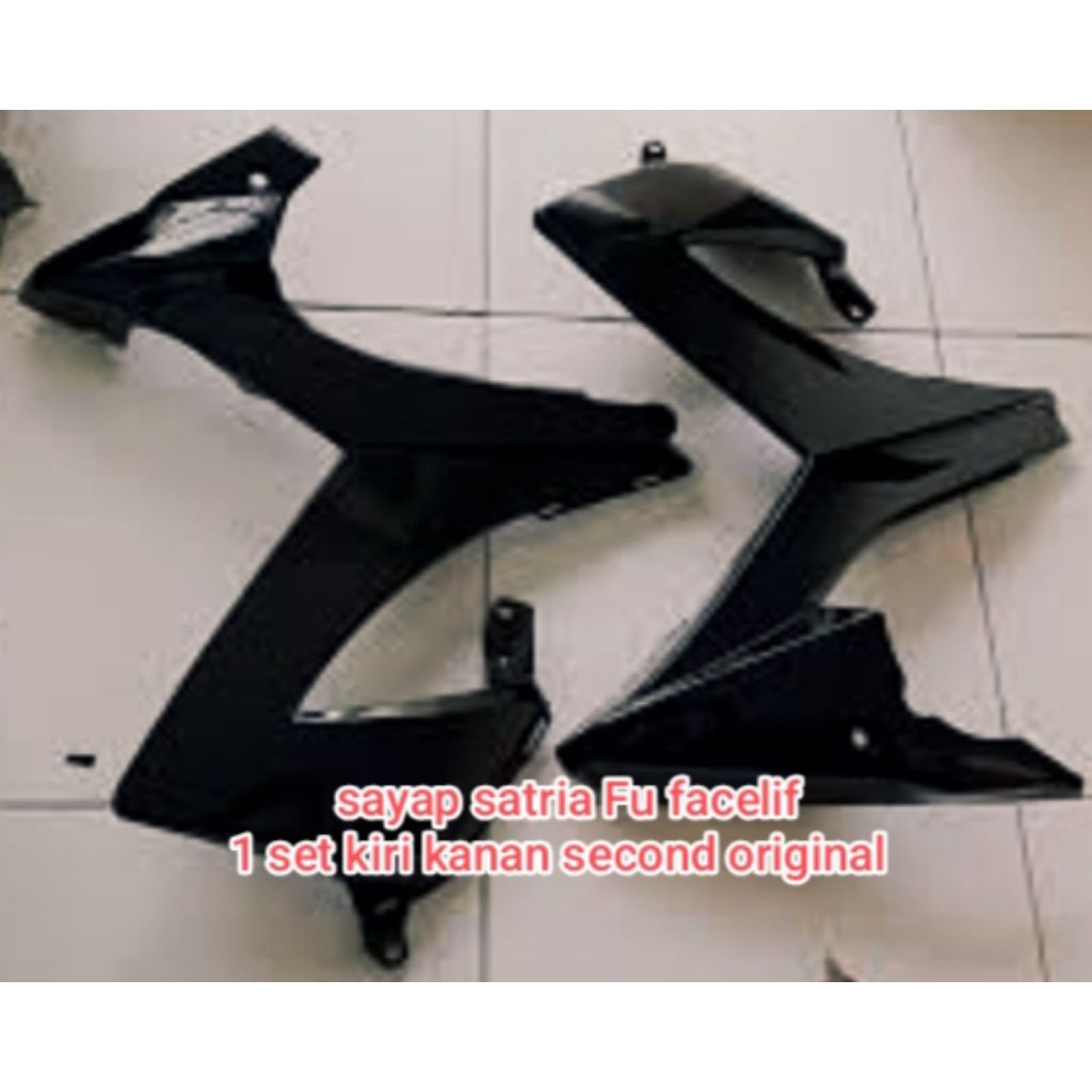 Jual Cover Body Sayap Kanan Kiri Suzuki Satria Fu FL Facelift Bekas Set Original