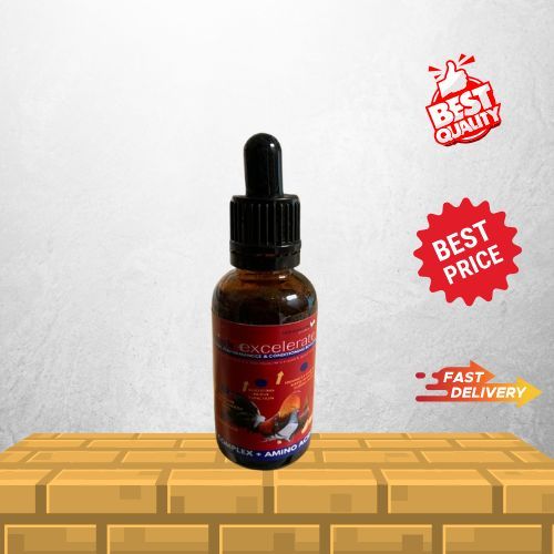Excelerate – Doping Tetes Ayam Laga dan Merpati Balap agresif dan fokus 30ml premium