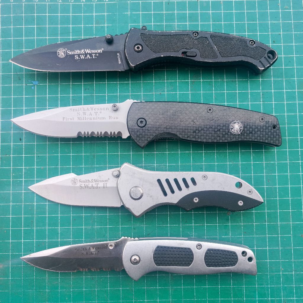 SMITH & WESSON SWAT S&W Smith&Wesson pislip Carbon fibre Handle Military Police Automatic fire US Pa