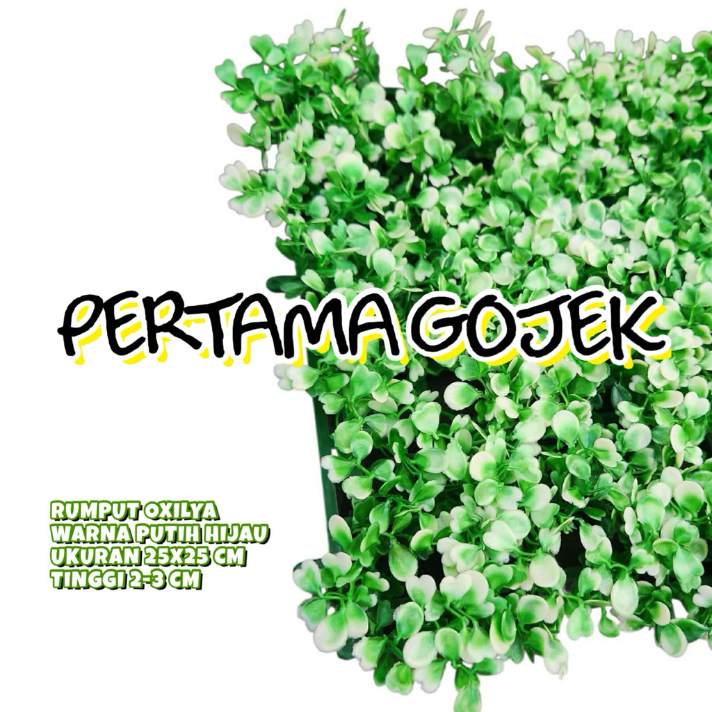 RUMPUT OXILYA WARNA UKURAN 25X25 CM/ Rumput Artificial/ Daun Rambat Artificial/ Daun Artificial/ Bun
