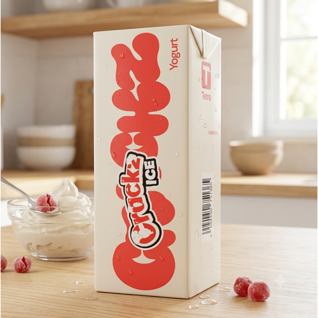 Crackz Ice Yogurt Original Salt Nic 30ML by Tetra X VON [ VAPEKU88 ]