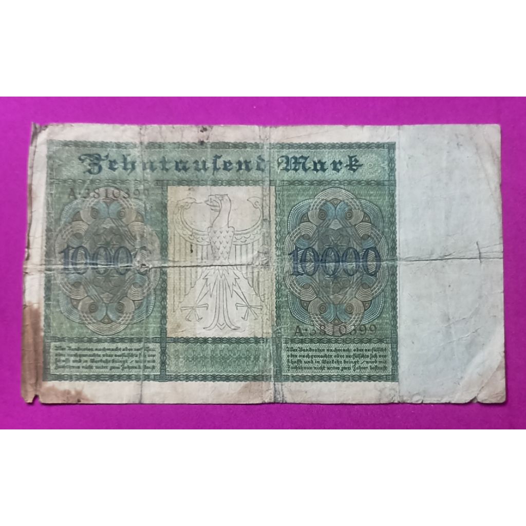 UANG KERTAS JERMAN  1OOOO MARK1922 UKURAN JUMBO