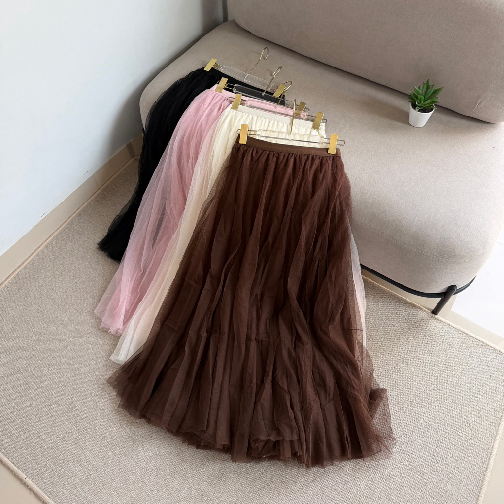 TUTU IMPORT SKIRT | Rok Tutu | Rok Import Wanita | Rok Tulle | Rok tile import