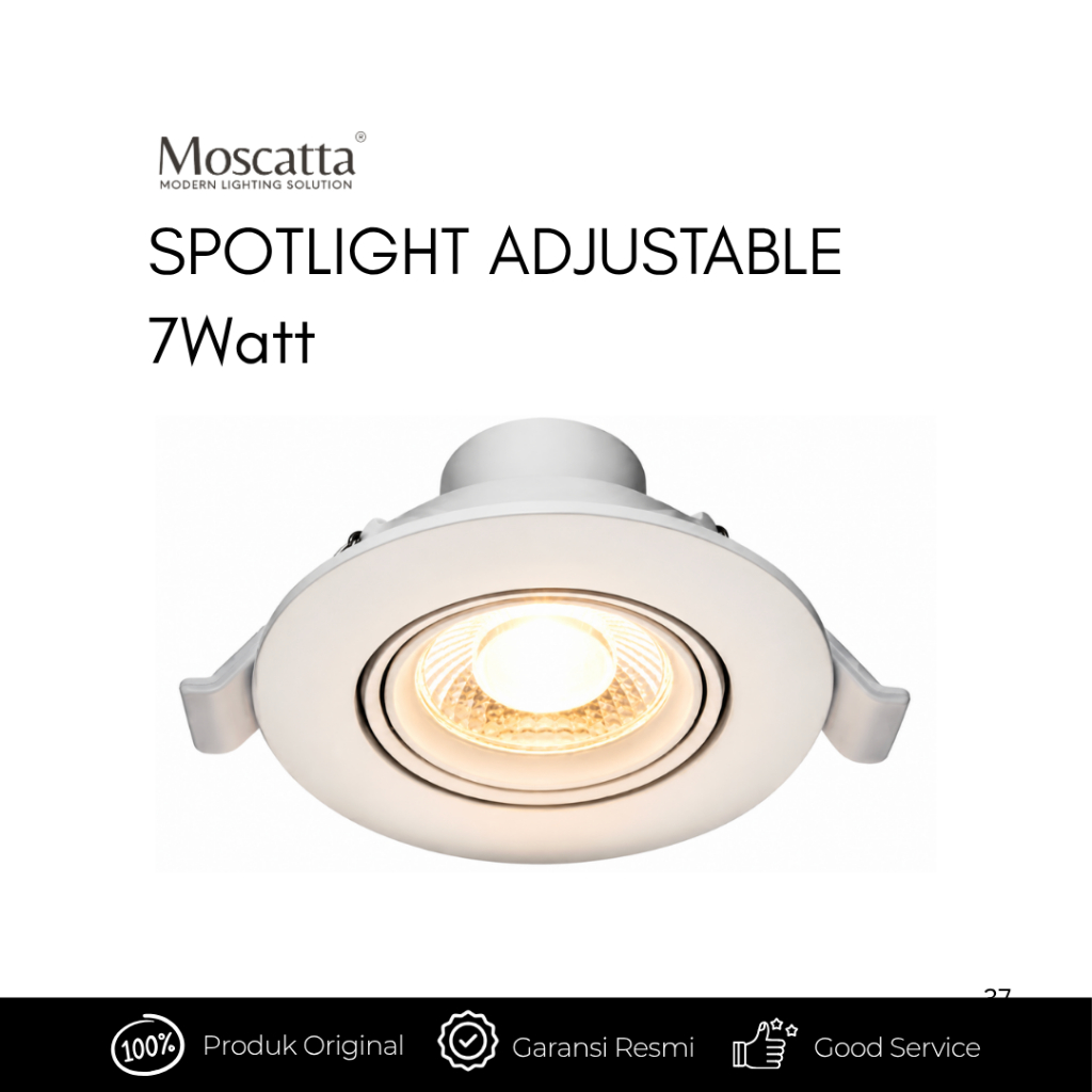 Moscatta Spotlight Free Adjustable 360Degree 7Watt LED 220V Indoor Used