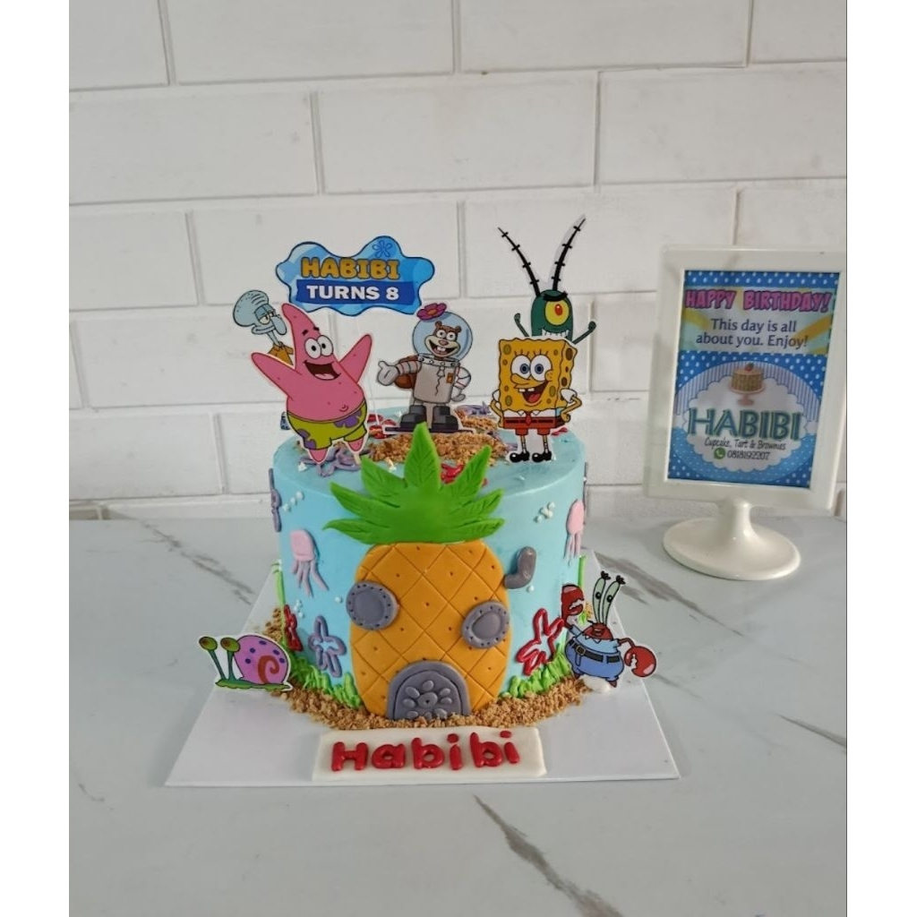 cake ulang tahun SpongeBob / SpongeBob birthday cake