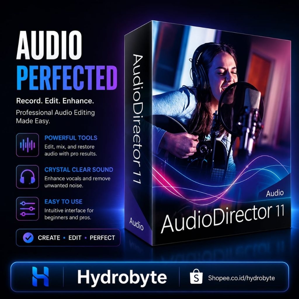 CyberLink Audio Director Ultra 11 - Aplikasi Untuk Edit Musik Lagu Audio