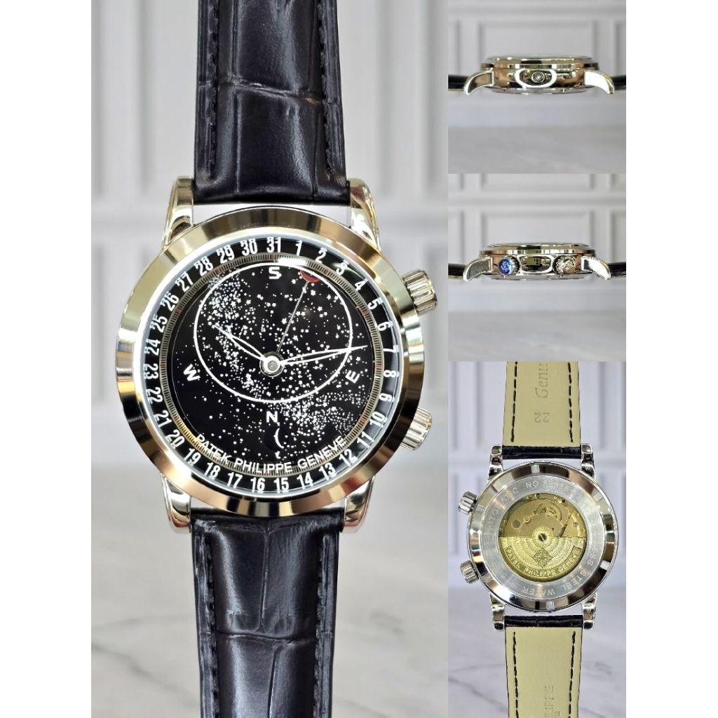 Jam Tangan Pria Otomatis FNGEEN - Tahan Air, Mesin Mekanik, Desain Kulit Elegan