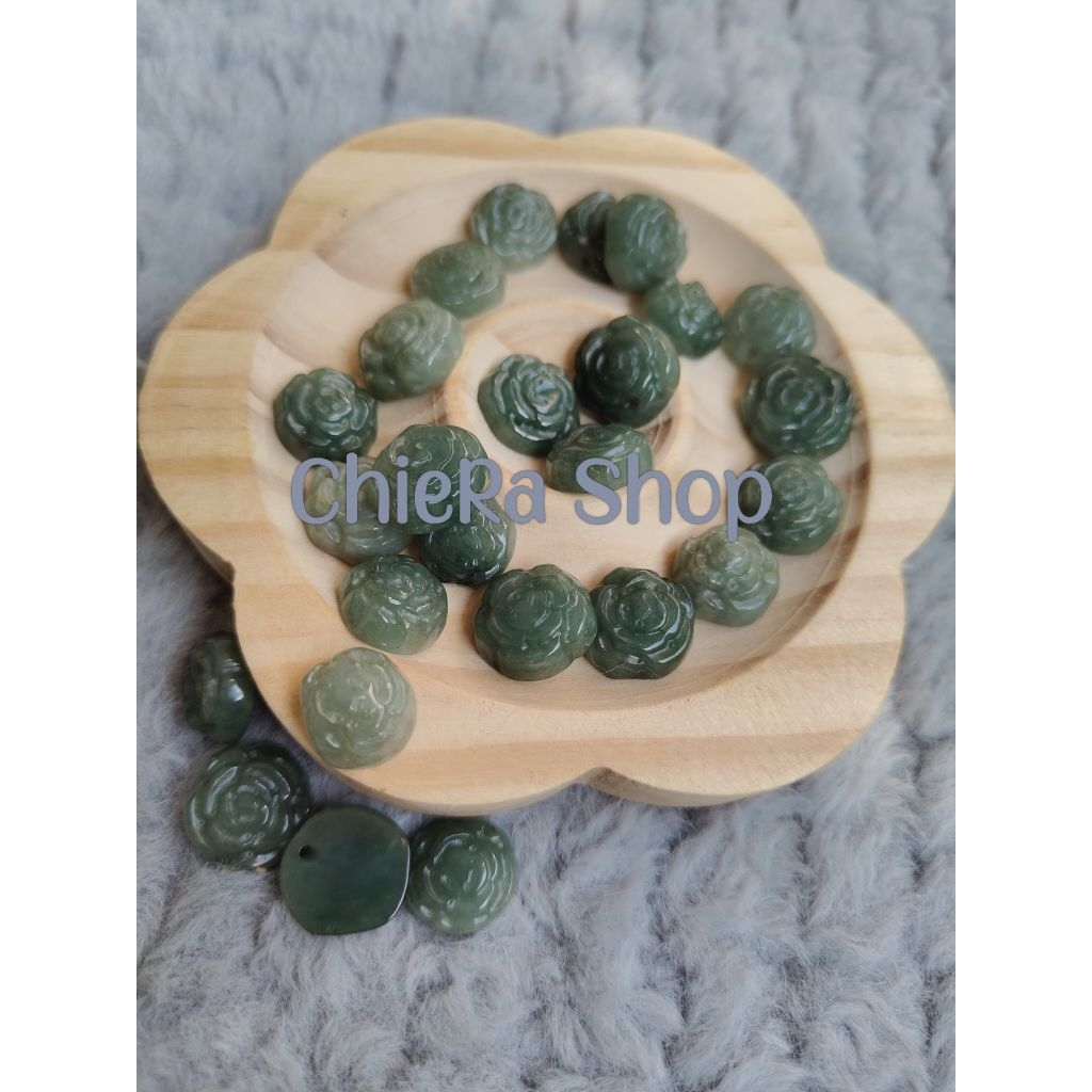 Liontin Giok Jadeite Jade Pendant Charm Natural