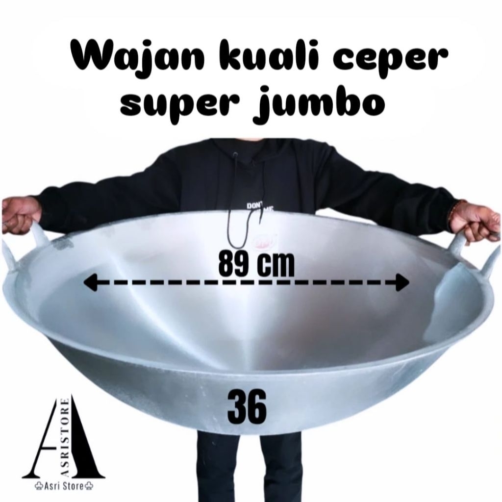 wajan kuali jumbo/wajan kancah/penggorengan