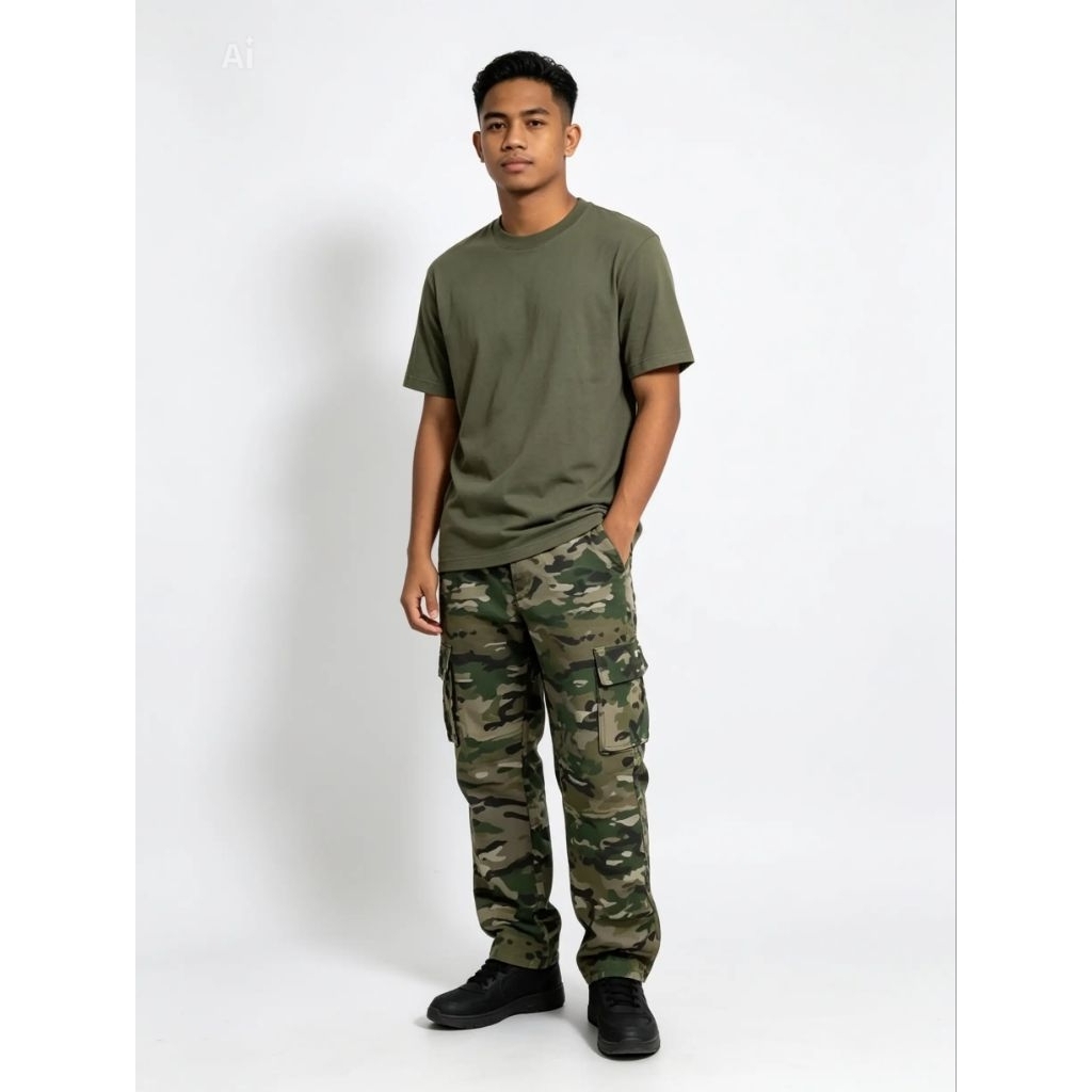 Celana Pdl Loreng Multicam Cargo Celana Panjang Multicam