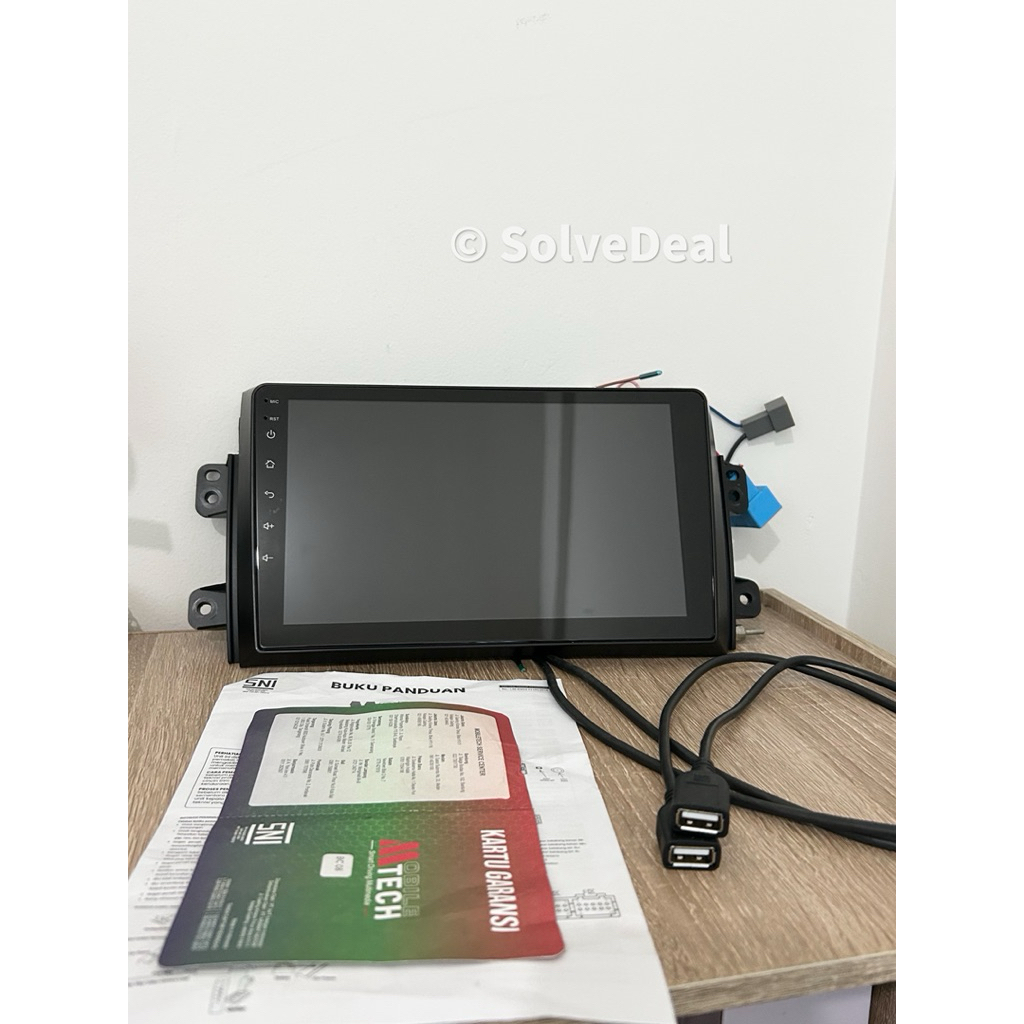 Head Unit Android Mobile Tech MM8803 Mulus Touchscreen Double Din Audio Mobil Tape Mobil