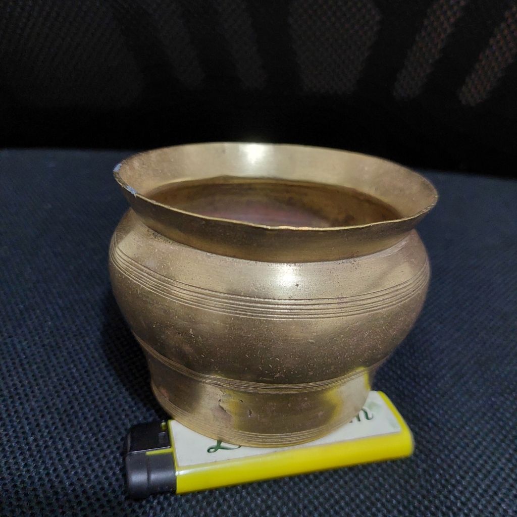 tempat dupa mini tempat dupa kecil kuningan ADA LUBANG ADA LAS