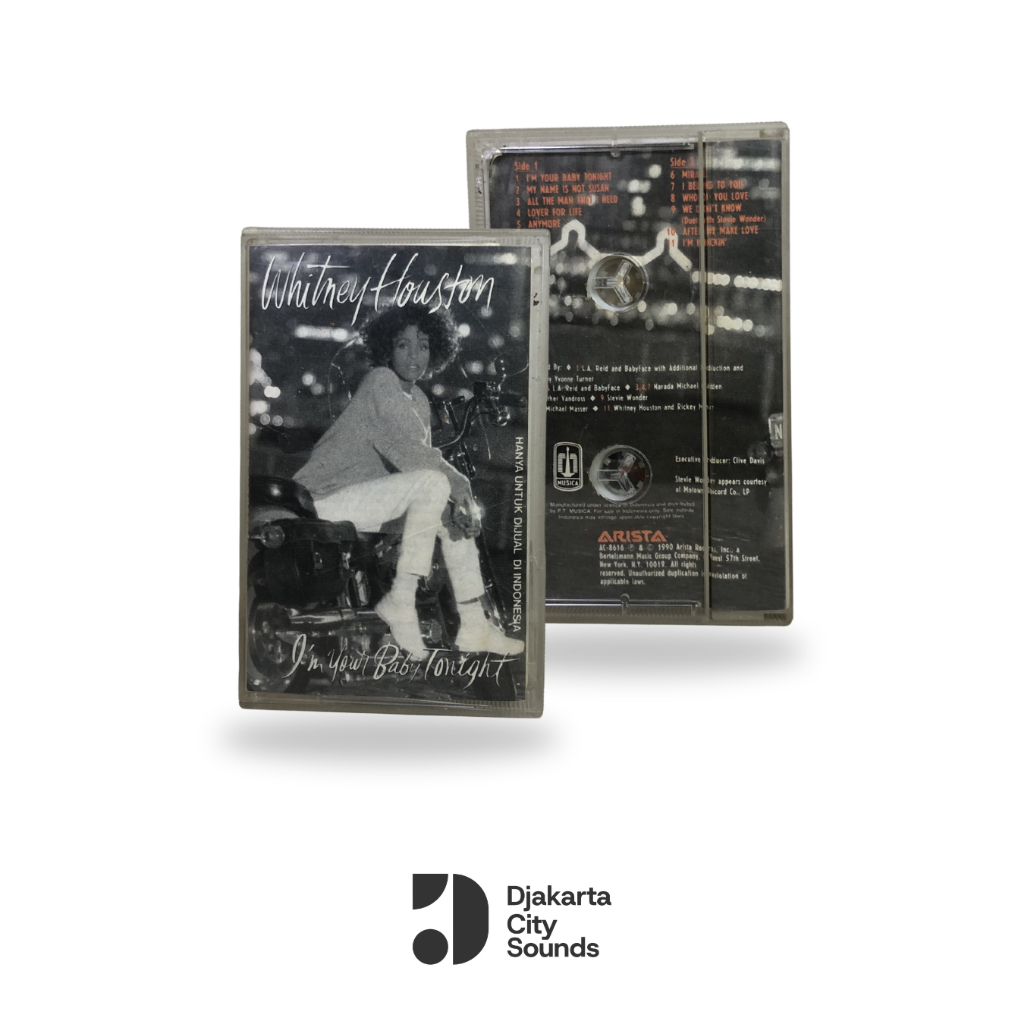 Kaset Pita Whitney Houston - I'm Your Baby Tonight