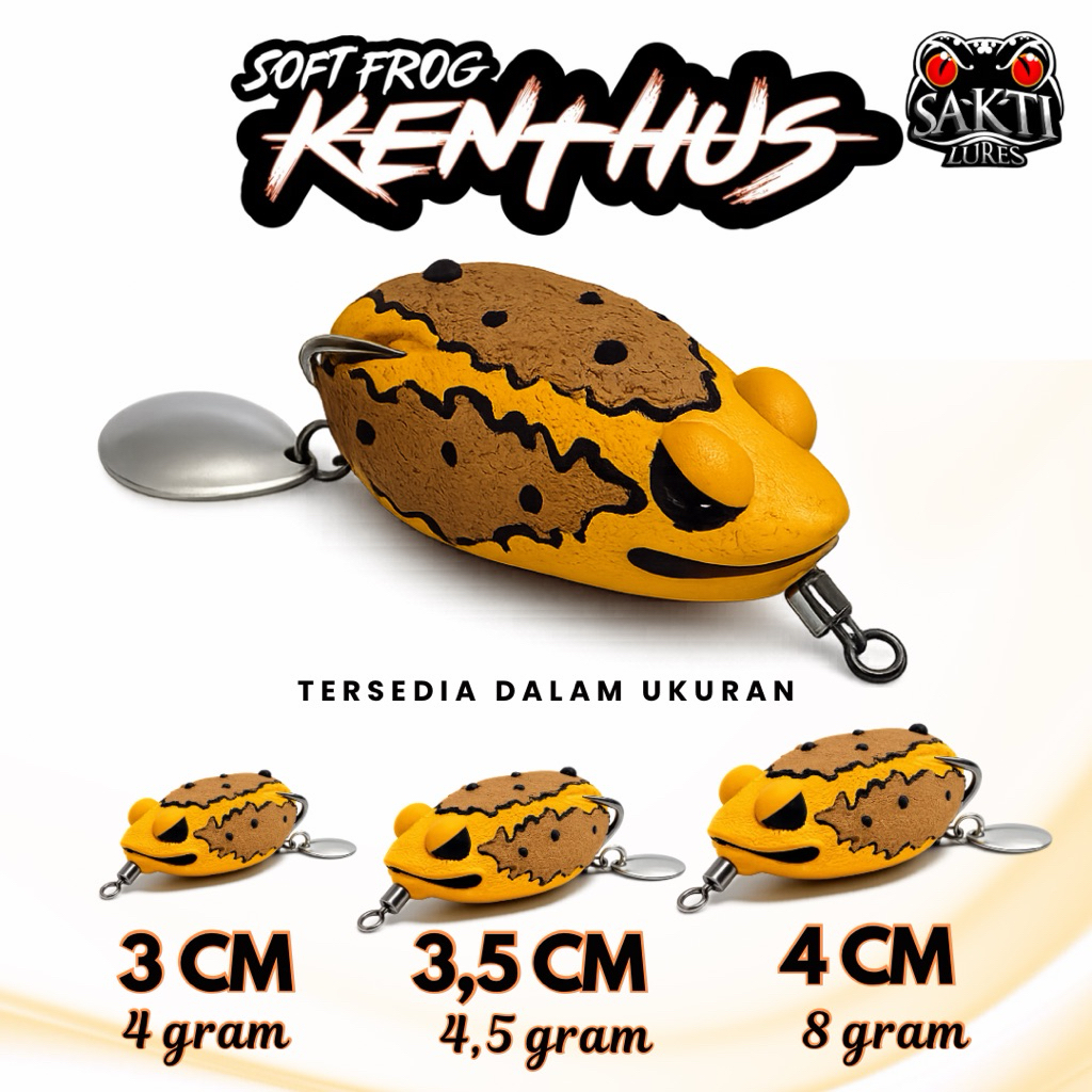 SOFT FROG KENTHUS SAKTI LURE UMPAN GABUS