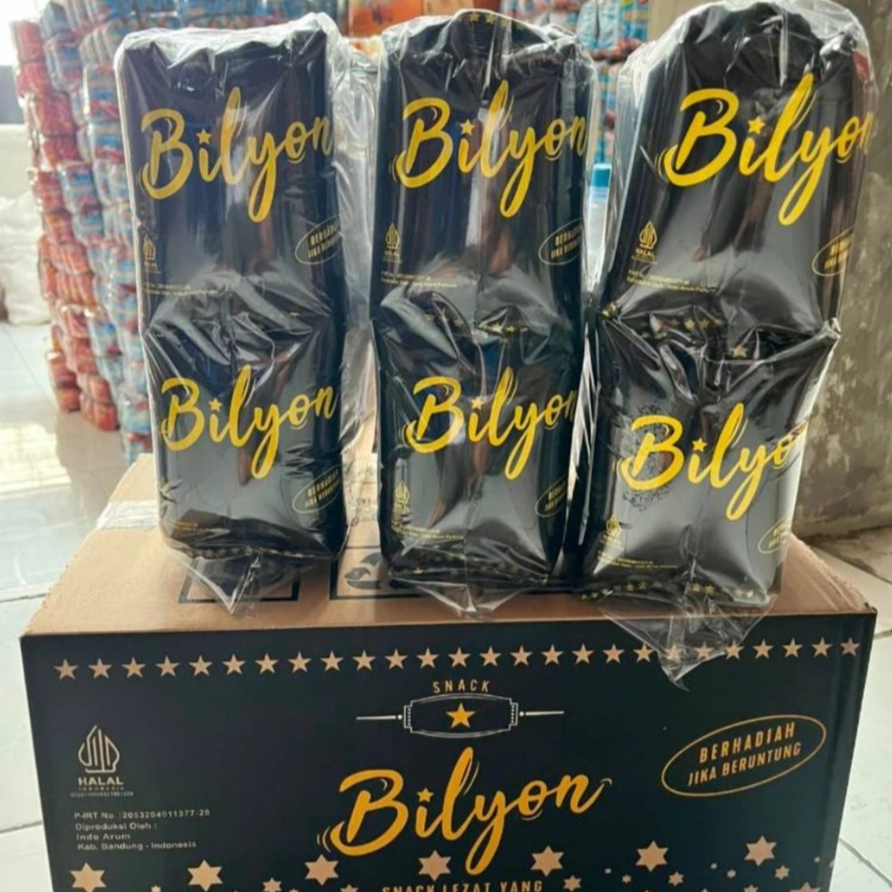 Snack Bilyon Isi 10 Pcs 1 Bal | Camilan Favorit dan Berhadiah Kalau Beruntung