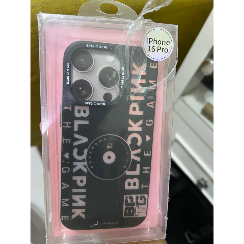 Miniso x Blackpink - Casing HP / BPTG Pink (Pink Black Record) Phone Case iPhone 16 Pro Collection