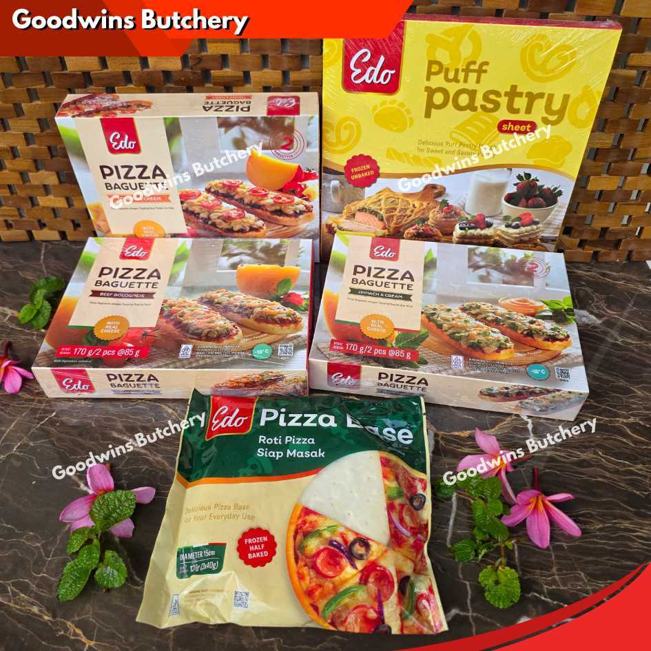 EDO Pizza Base Baguette Puff Pastry frozen
