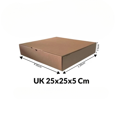 Box Hampers Kardus Polos 25x25x5 Cm