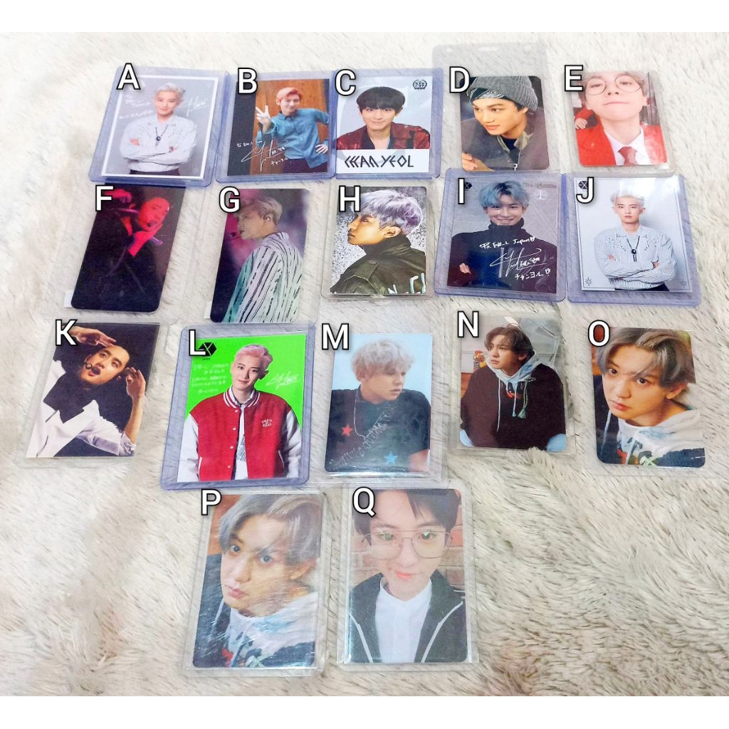 [PART 5] PHOTOCARD OFFICIAL EXO | VISUAL STICKER EXPLORATION JAPAN MEDAL VIETNAM
