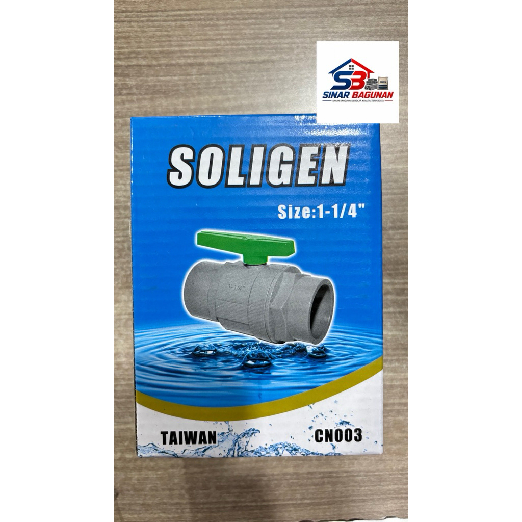 Bal valve soligen pvc CN003