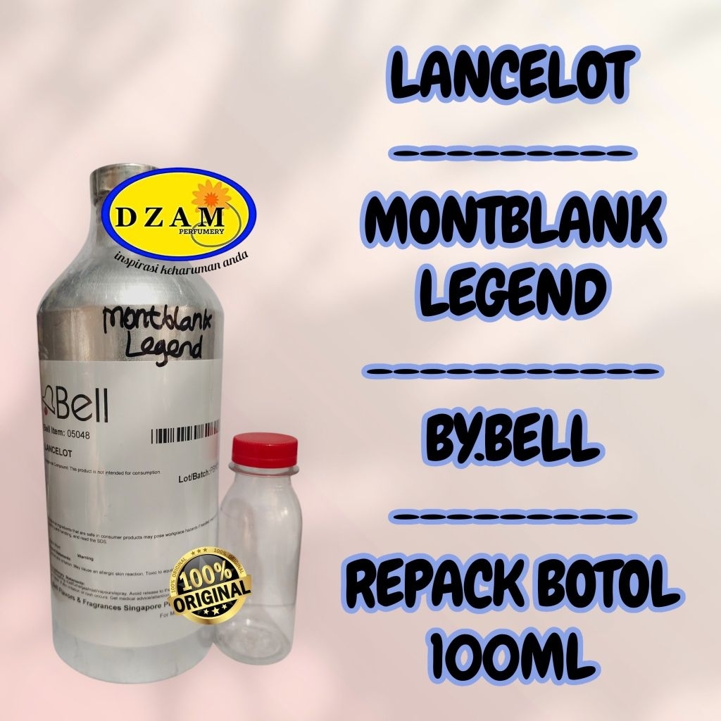 LANCELOT (Montblank legend) MURNI repack botol plastik 100ml