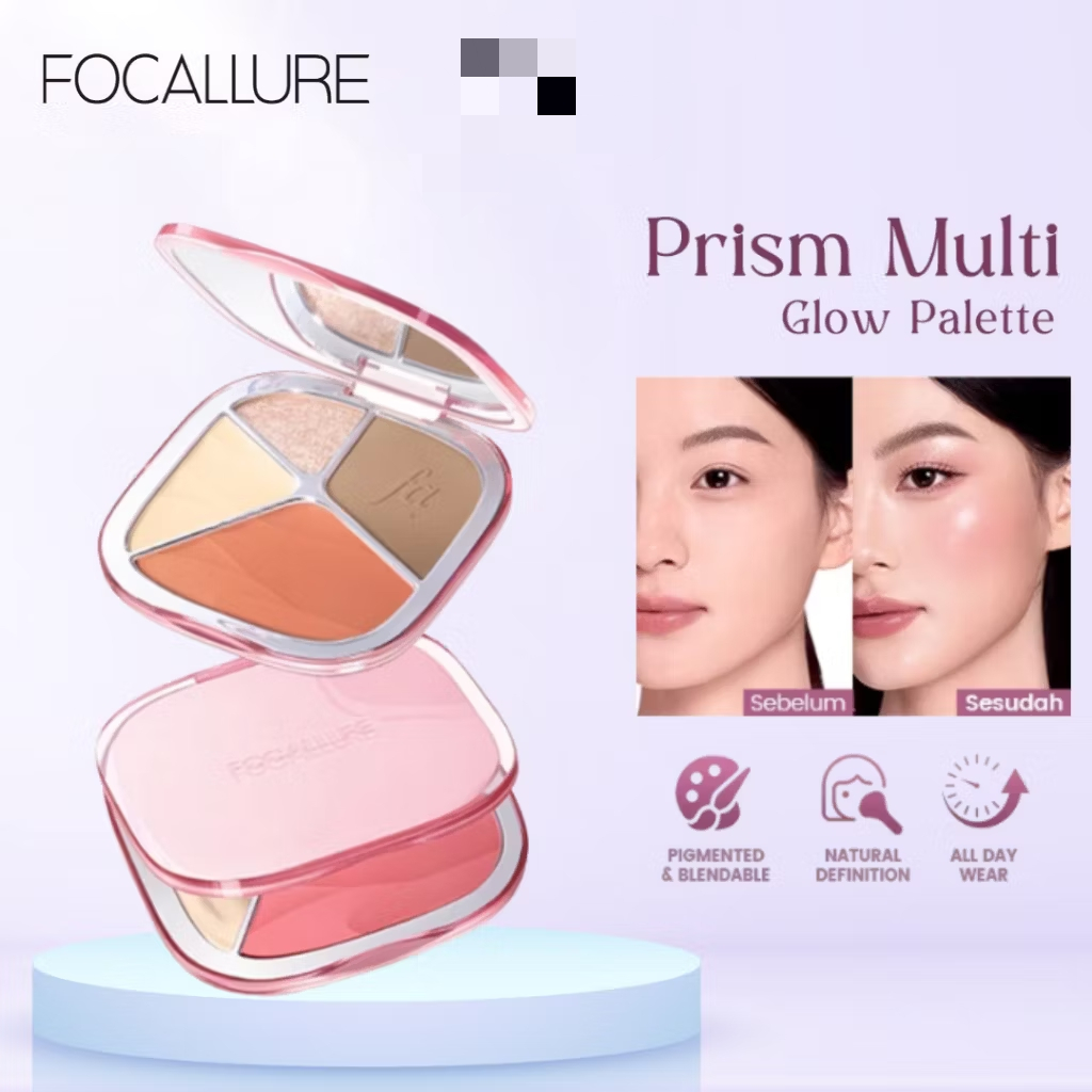 MEMEY | FOCALLURE Prism Multi Glow Face Palette FA-F73