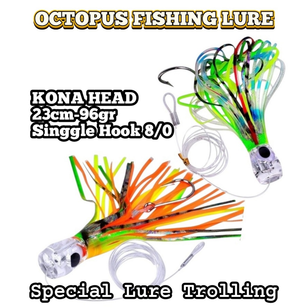 UMPAN MANCING KONA HEAD umpan trolling marlin tuna 96gram UMPAN TROLLING