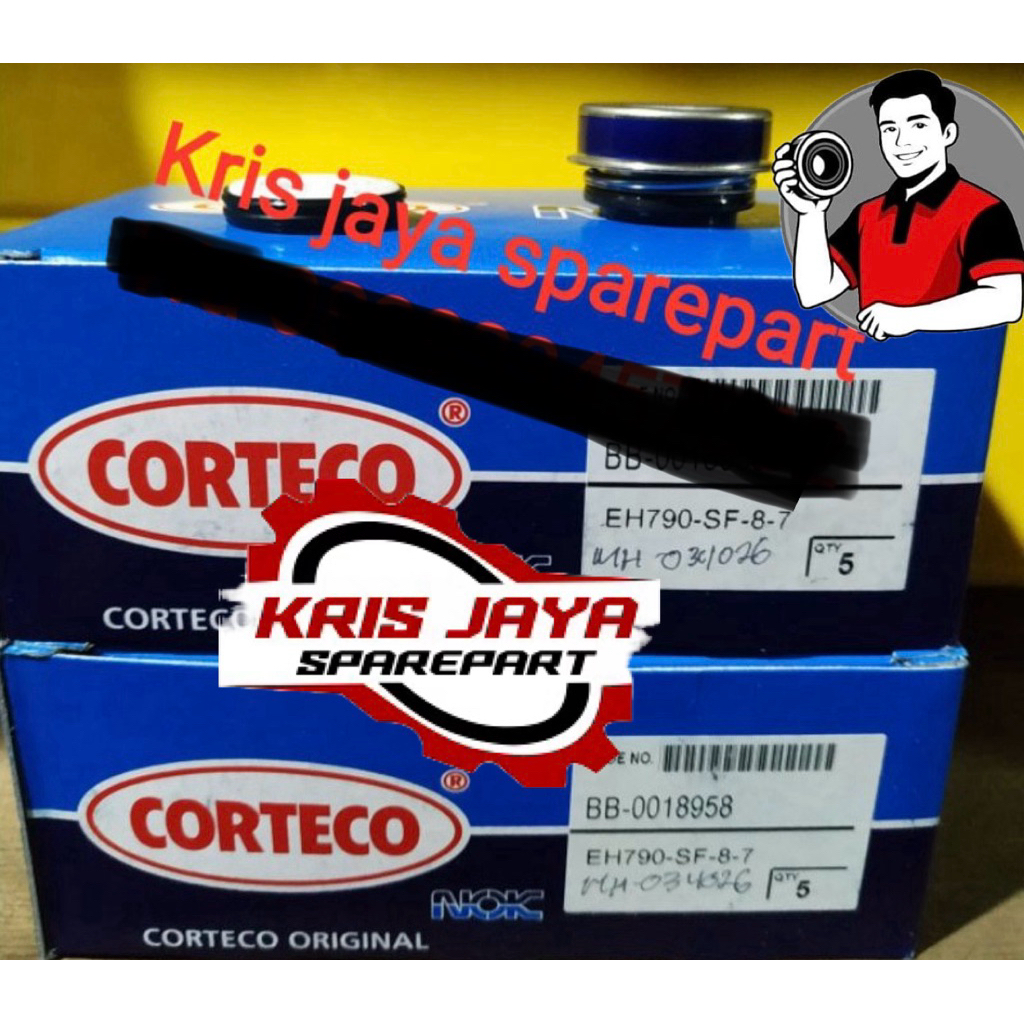 Oil seal water pump EH 790 SF -8-7 Seri untuk  viar tiga roda & Ninja radiator seri MH 034026 merk n