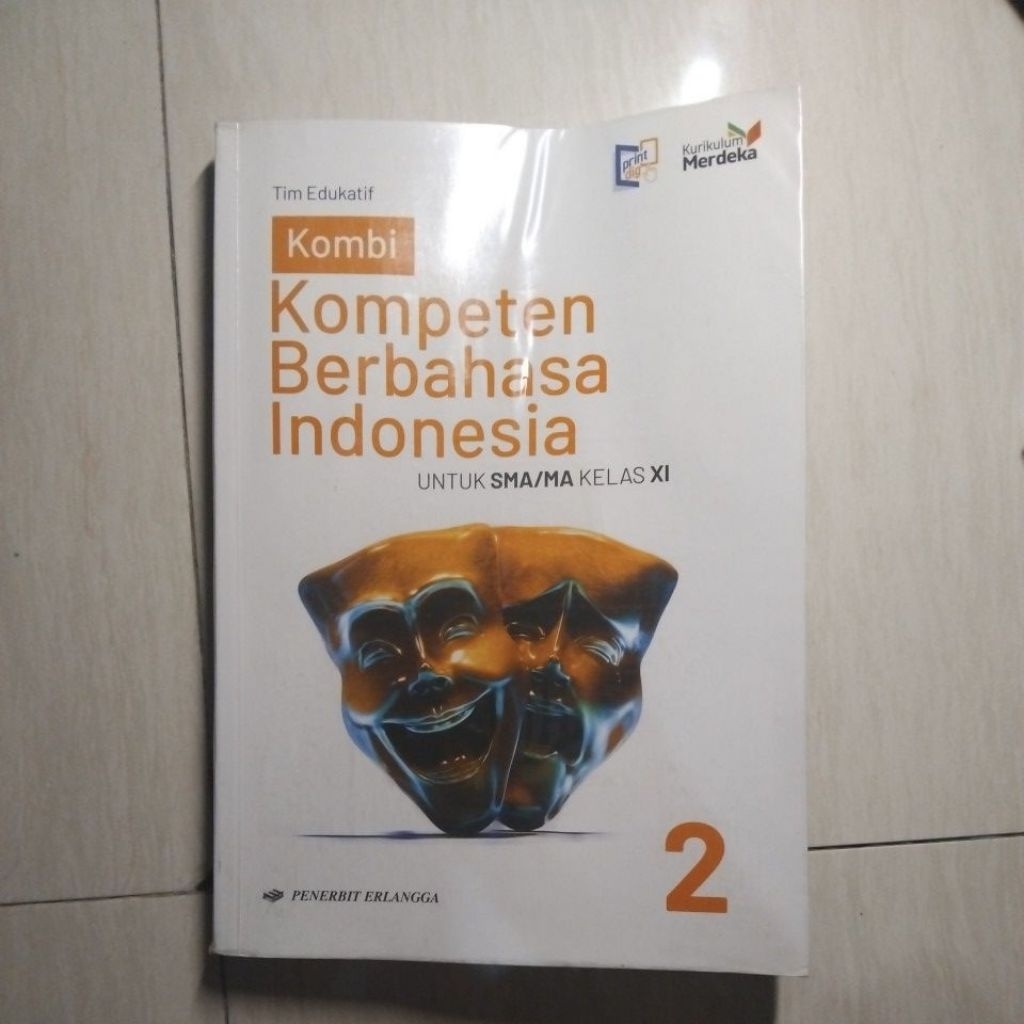 Buku Kombi Kompeten Berbahasa Indonesia Kurikulum Merdeka Kelas 11 Preloved