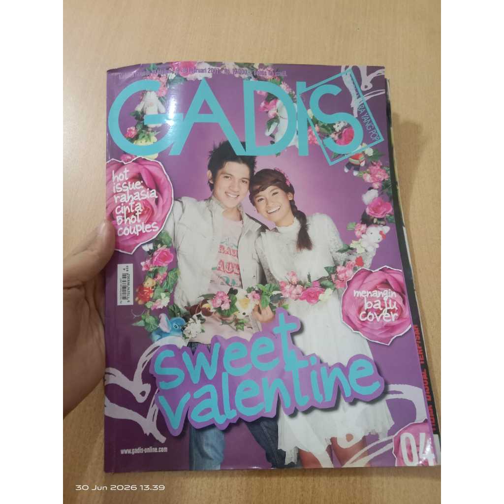 Majalah Gadis Sampul (2007) Edisi Valentine - Acha Irwansyah - Majalah Jadul Nostalgia