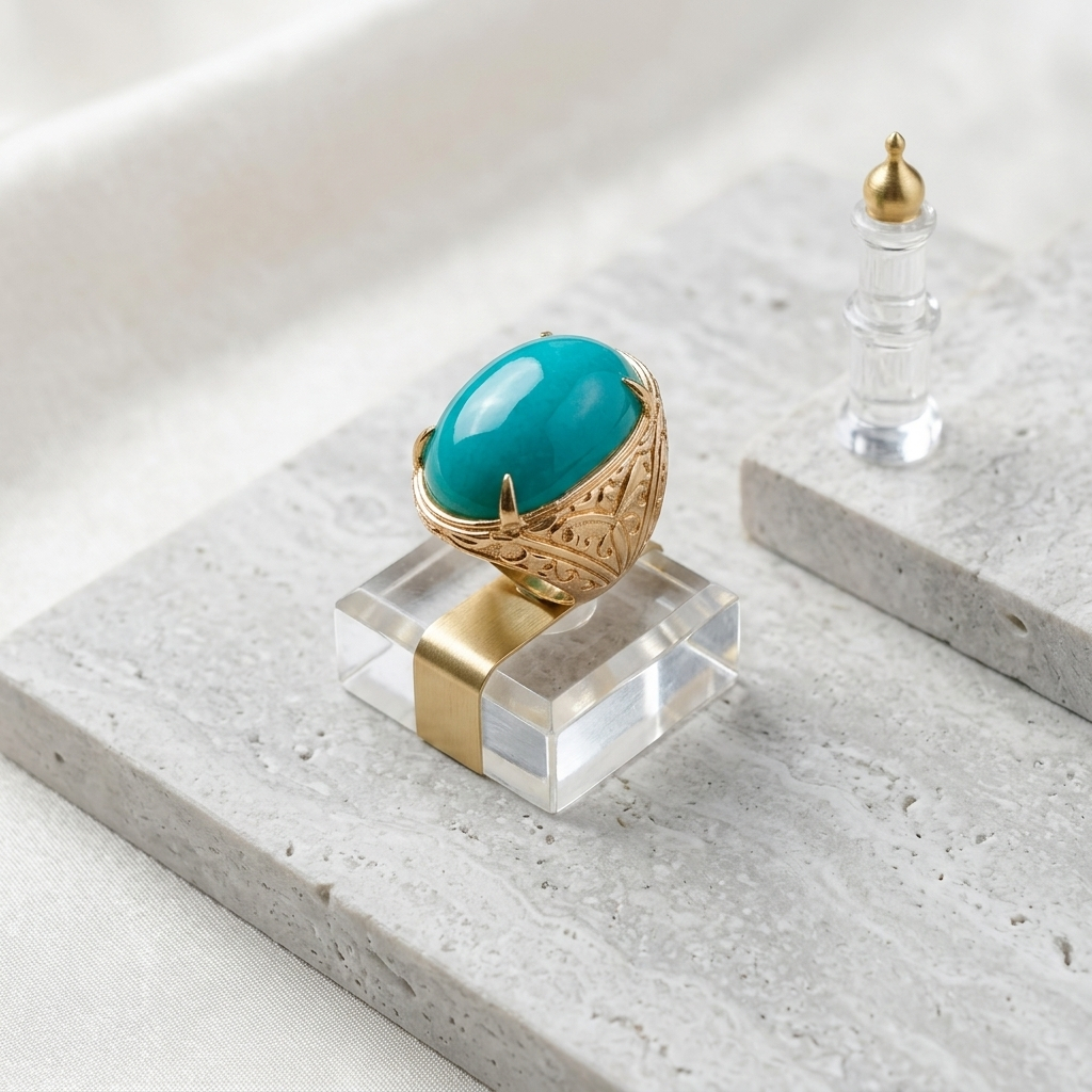 Cincin Batu Bacin Bacan China Kristal Jumbo