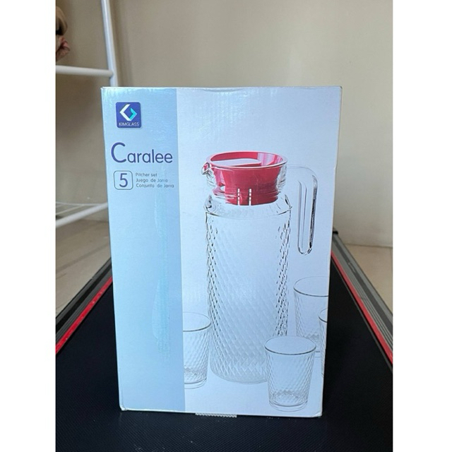 Kimglass Caralee Pitcher Set 5pcs