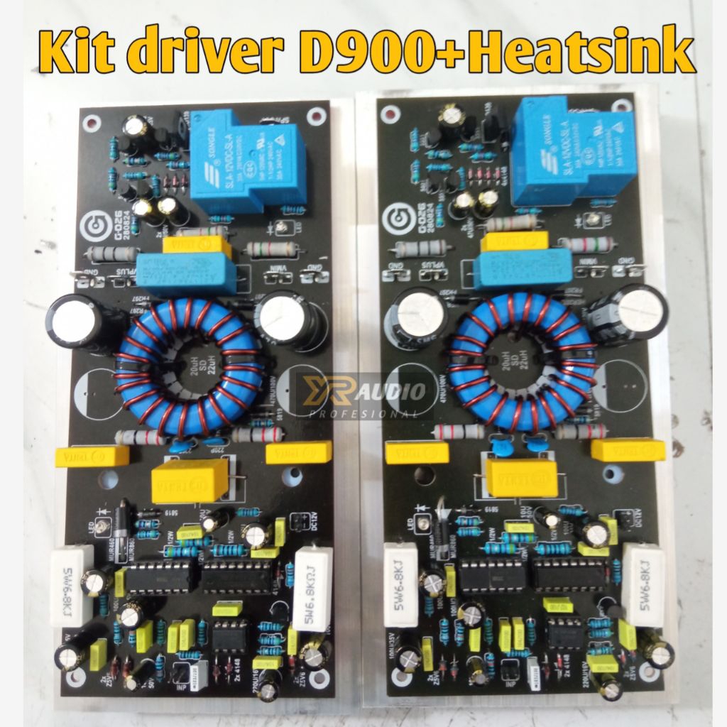 Class D D900 Kit power amplifier 900w dilengkapi protektor dan heatsink