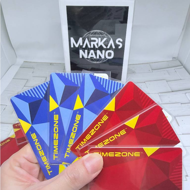 Kartu TIMEZONE Powercard TIMEZONE Power Card Red Blue Tap bisa scan apps Timezone
