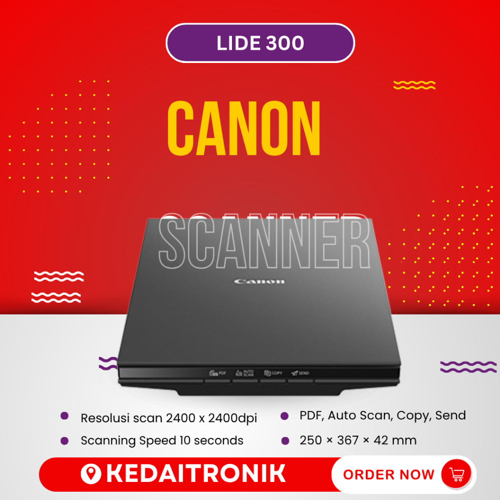 Canon CanoScan LiDE 300 LIDE300 Scanner ORiginal 100% Garansi Resmi