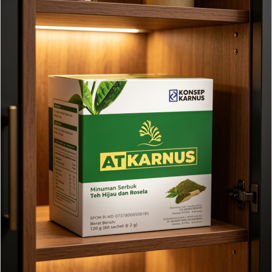 AT KARNUS / ALGA TEA 60 Sachet Minuman Antioksidan Original