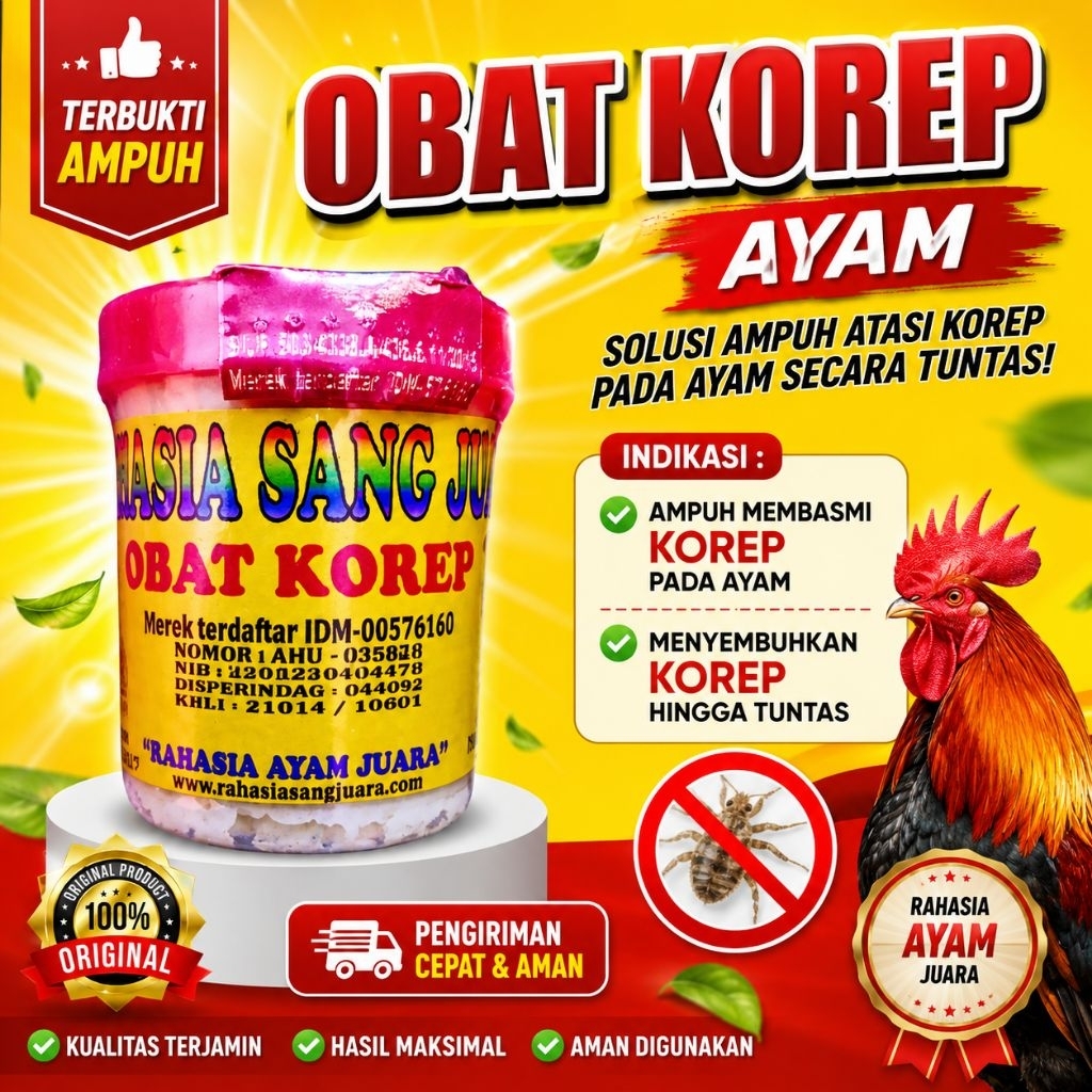 Obat Korep Salep Jamur Kulit Ayam Bangkok Rahasia Sang Juara isi 30 gram