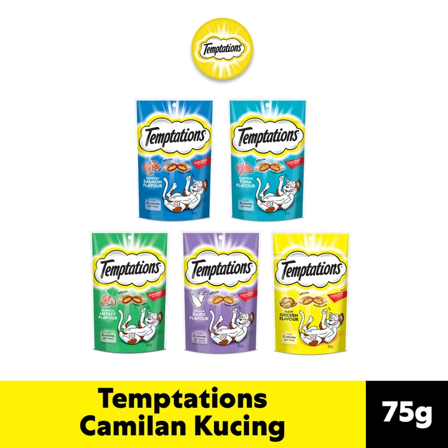 Temptations Snack Kucing 75g (KHUSUS BATAM)