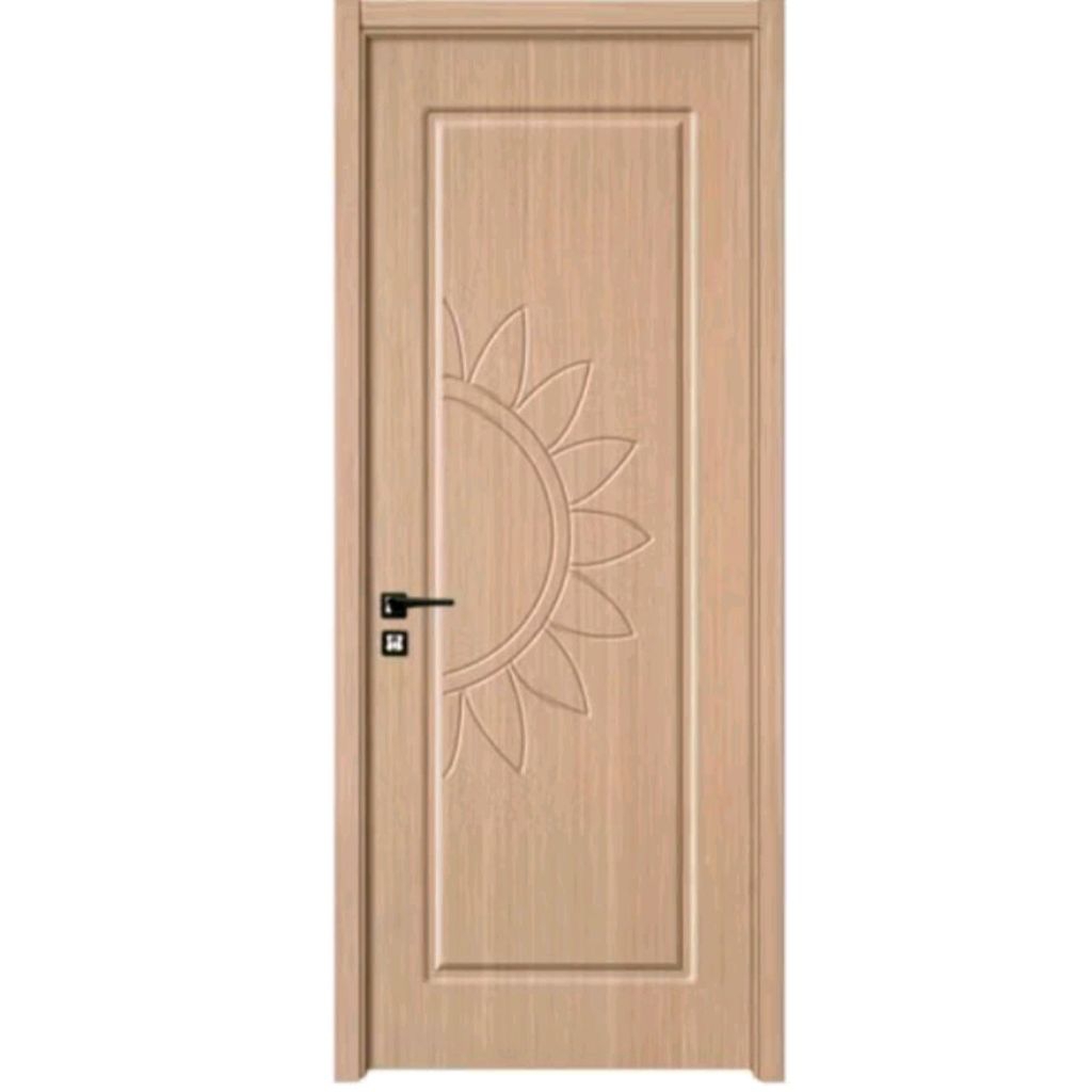 1 set kusen + daun pintu minimalis kayu jati