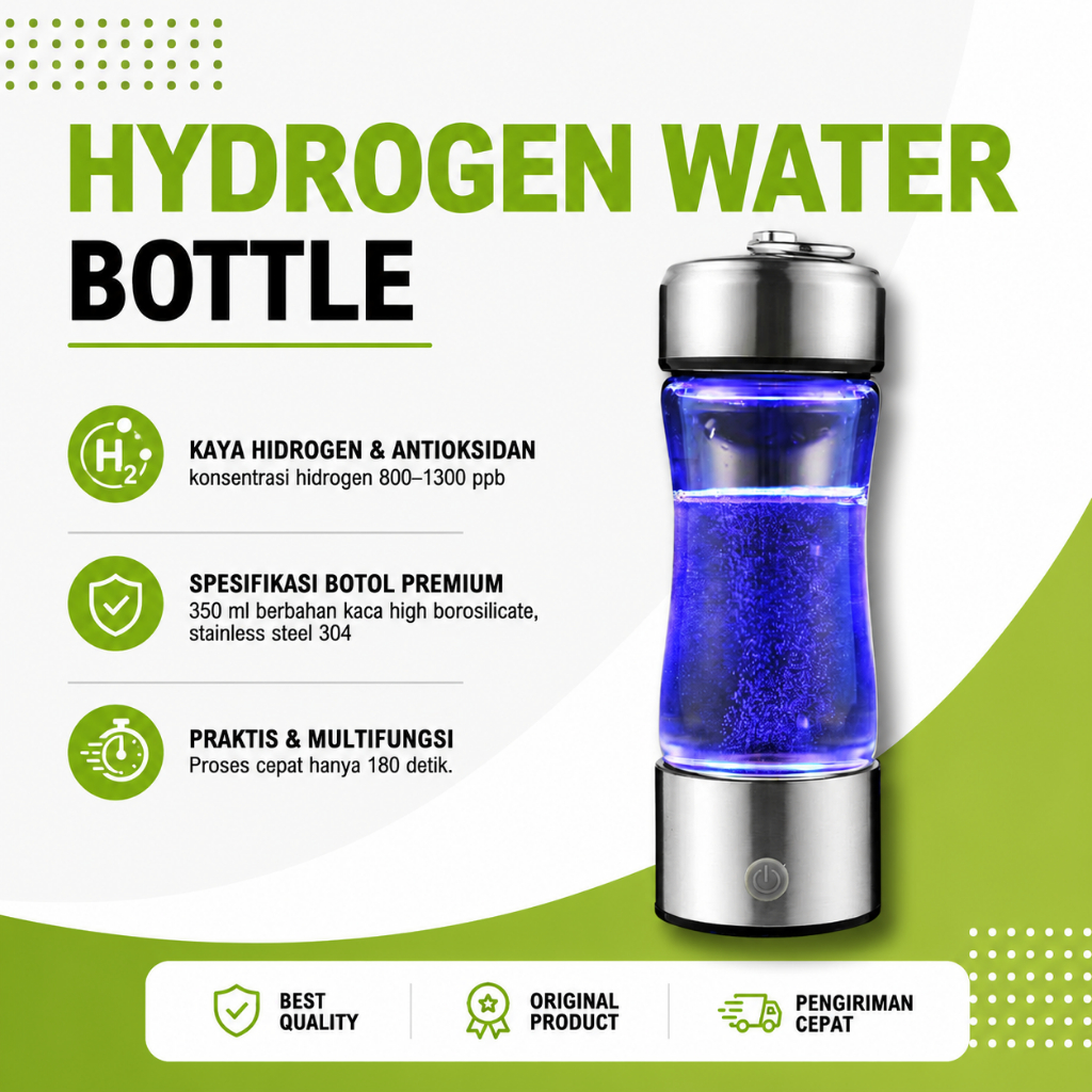 Hydrogen Bottle Generator | Hydro Beauty | Botol Hydrogen water