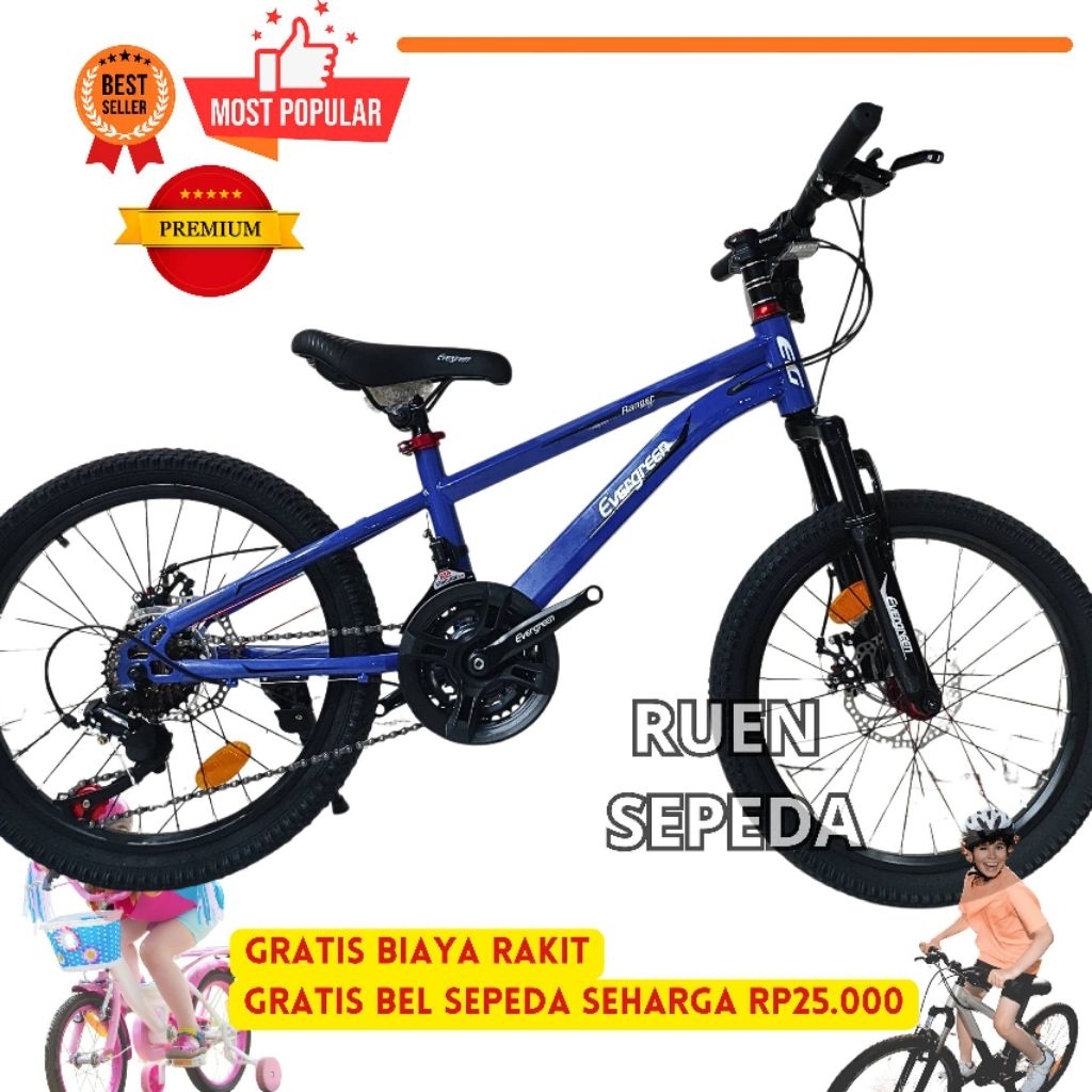 Sepeda MTB Salvo Velion Evergreen 26 Inch 20 Inch Rem Cakram Sepeda Gunung 26 Inch
