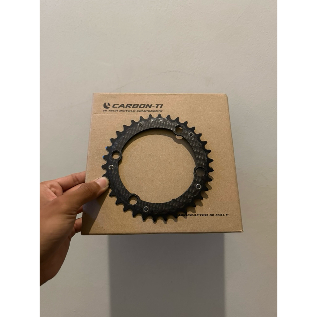 Chainring Carbon-TI X-Carboring 34T Bcd 110 Shimano