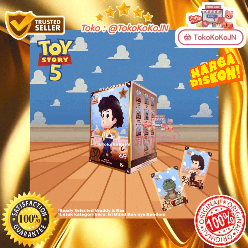 Blind Box Disney Pixar Toy Story 30th Anniversary Toy Story x Miniso
