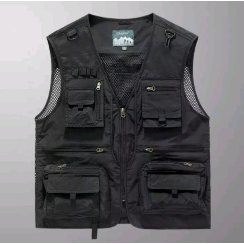 Rompi Vest Cargo Casual Multifungsi & Stylish Unisex - Vest Cargo Simple