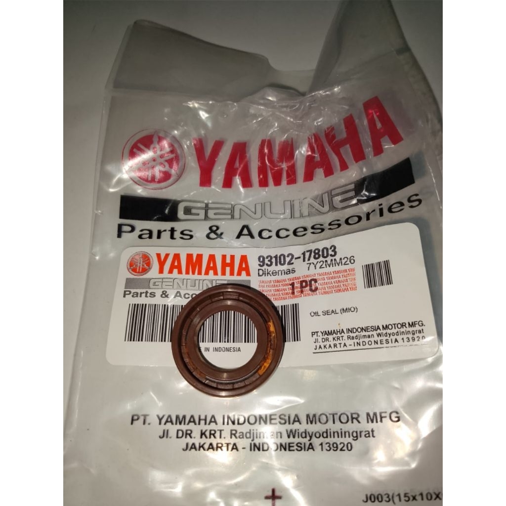 seal as puli motor Yamaha Mio sporty 93102-17803