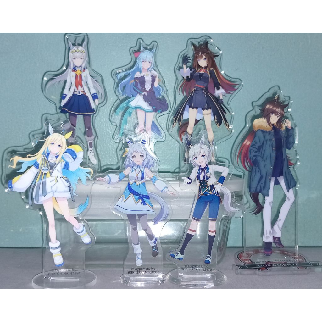 OFFICIAL Uma Musume Pretty Derby Akrilik Stand Manhattan Cafe, Duramente, Hishi Amazon, Oguri Cap, S