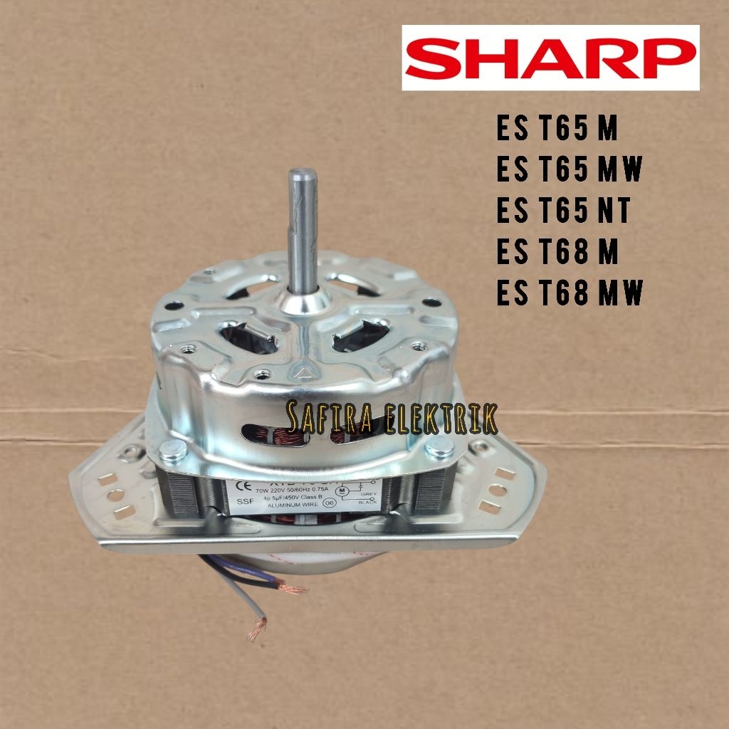 DINAMO PENGERING SHARP ES T65 T68 M MW NT / MOTOR SPIN MESIN CUCI SHARP T65M T65MW T65NT T68M T68MW