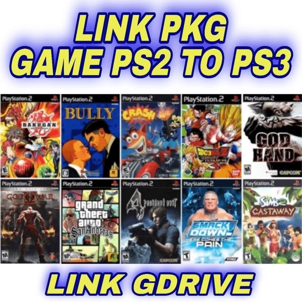 Link Game PS2toPS3 - PS3 CFW HEN - PS4 HEN- game ps3 cfw hfw hen gembox beatbox
