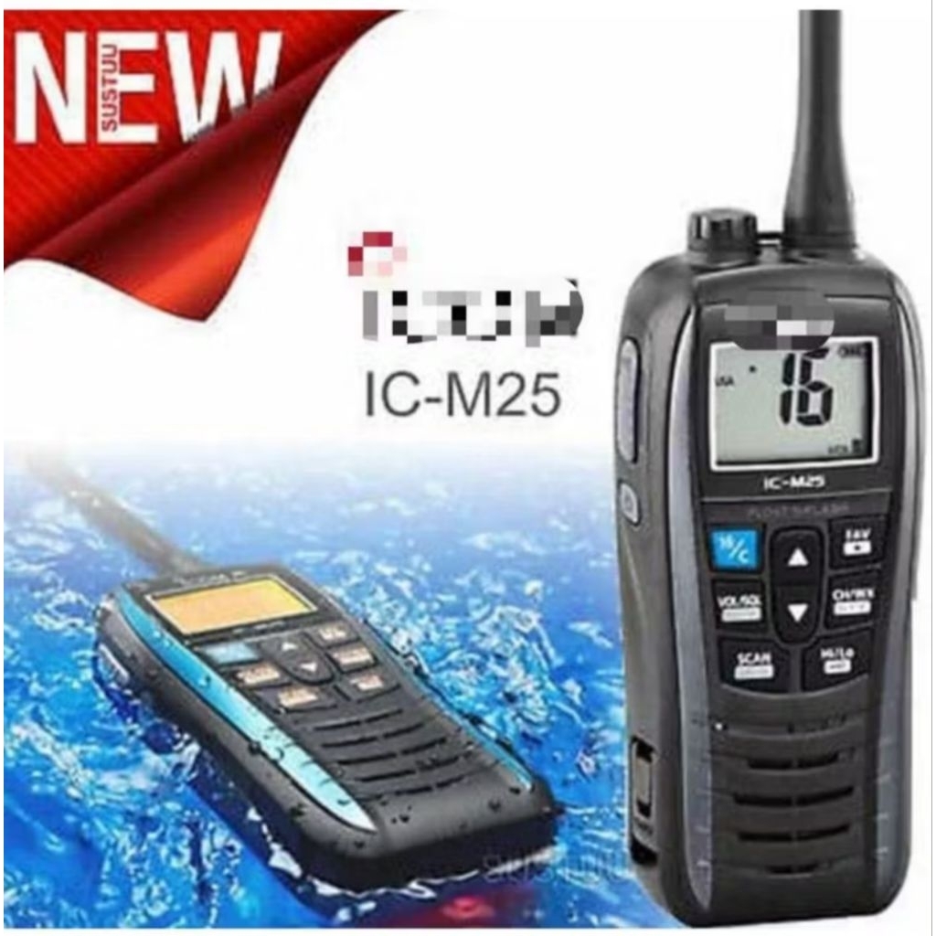 HT ICOM ic m-25 vhf marine